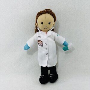 Wildlife Artist Healthcare Hero Scientist Plush Doll 12” Toy Women Girl Yarn Tag